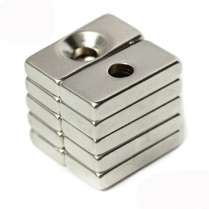 Block Magnet With Countersunk For Motor suppliers
